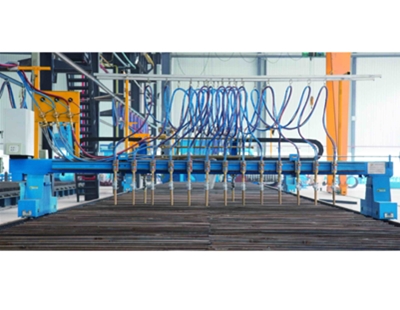 CNG6000 CNC/Multi-head straight strip cutting machine (Jinfeng)